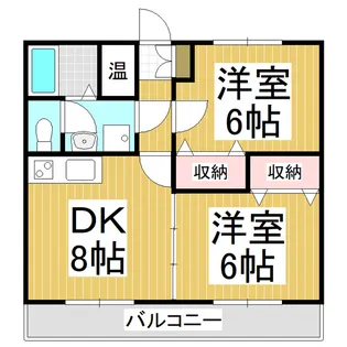 ビーバーズマンションKATOH【2階】の間取り