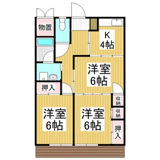 サンハイツマルエー【2階】の間取り