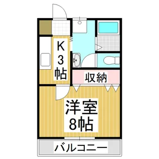 エポワール明神【2階】の間取り