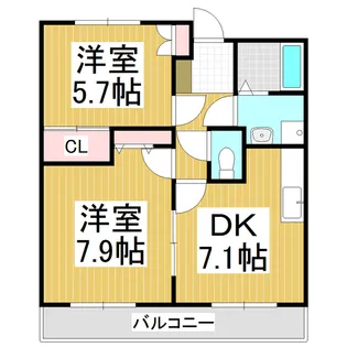 ルフレ・コーヤ【3階】の間取り