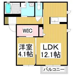 フラワーASAMA【1階】の間取り
