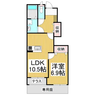 フォルテ【1階】の間取り