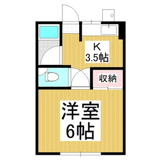 フォーブルエマ【1階】の間取り