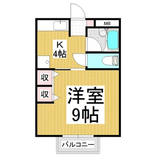 サープラスJUN【2階】の間取り