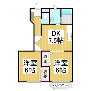 カーサ2000【1階】の間取り