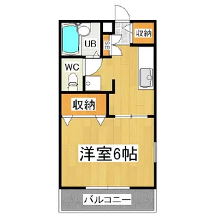 メゾンポム【2階】の間取り