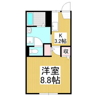 サライ21 A棟【2階】の間取り