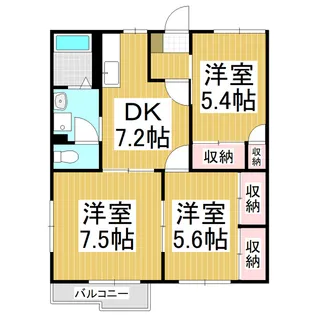 フォーブルT【2階】の間取り