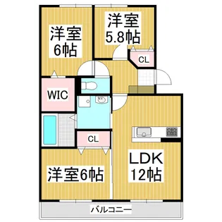 ベル・オーブ【2階】の間取り