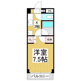 コーポホワイトヒル【3階】の間取り