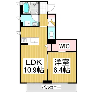Crest Wisteria【1階】の間取り