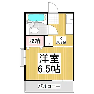 アスパイヤー下條【3階】の間取り