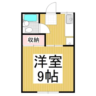 ますやアパート【1階】の間取り