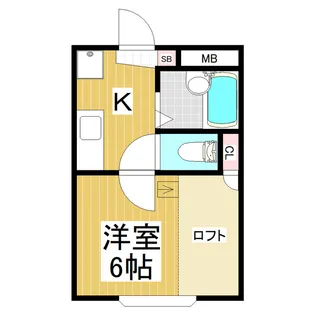 ヴィラエクセレント【3階】の間取り