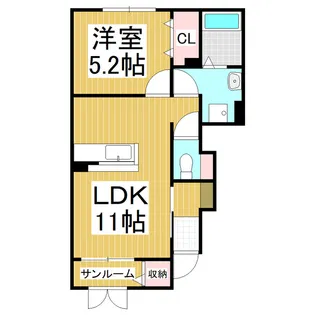 プレッソ【1階】の間取り