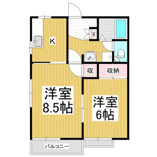 フォーブル198【2階】の間取り