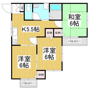 ジョイパレス【302号室】の間取り