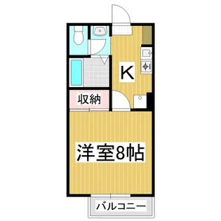 レヨネール・HOSONO【1階】の間取り
