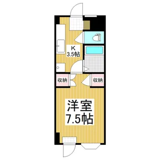 ベクベーム【1階】の間取り