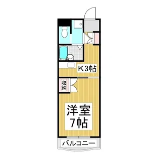 クリエ並柳【2階】の間取り
