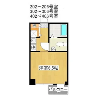 アーベイン朝倉【4階】の間取り