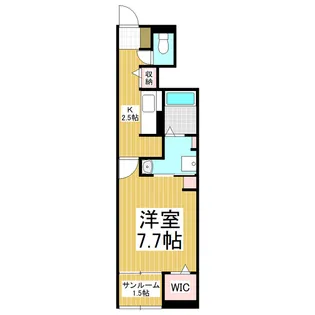 フローラル A【1階】の間取り