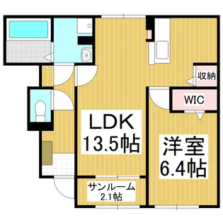 グレイスD【1階】の間取り