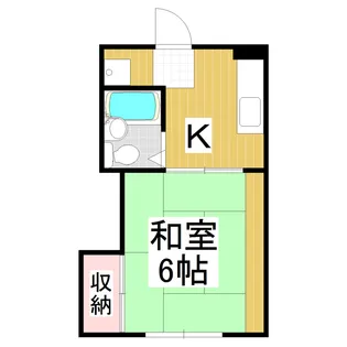 アコモウエストンⅠ【2階】の間取り