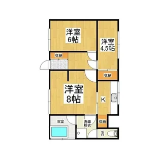 神林コーポ【1階】の間取り
