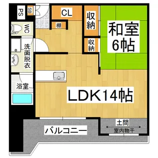 パビヨン72【4階】の間取り
