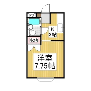 ビレッジ新村【2階】の間取り