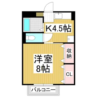 サープラスK【1階】の間取り