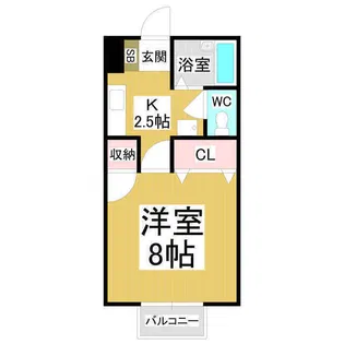 グリーンタウンクボタⅡ【1階】の間取り