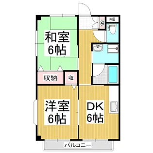 ハーモニーT&S【1階】の間取り