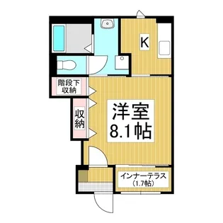 リバーベース【1階】の間取り