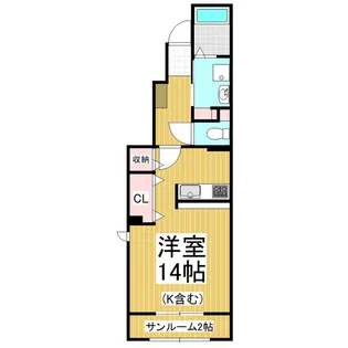 エスト・プリマヴェーラⅢ B【1階】の間取り