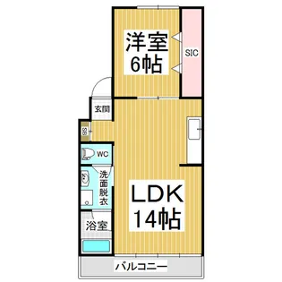 ハイツスエヒロ【3階】の間取り