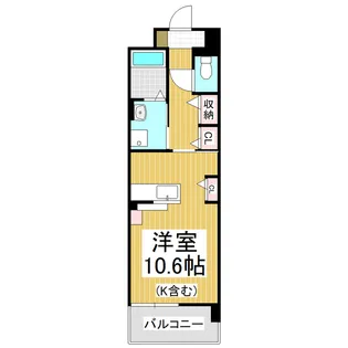 深志M.Oマンション【4階】の間取り