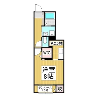 アルバーダ26A【1階】の間取り