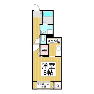 アルバーダ26B【1階】の間取り