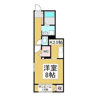 アルバーダ26B【1階】の間取り