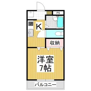 おおみなみアパート【3階】の間取り