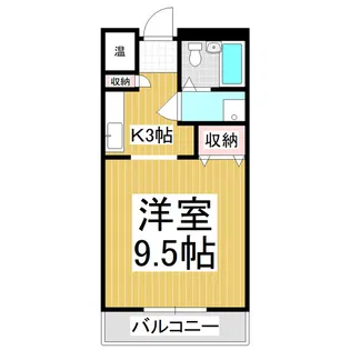 フォレストモール【3階】の間取り