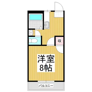 エスポワール城山【1階】の間取り