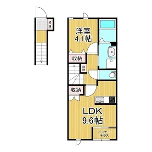 グランデール元町【2階】の間取り