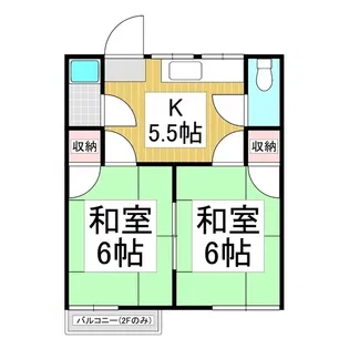 フォーブル米山【1階】の間取り