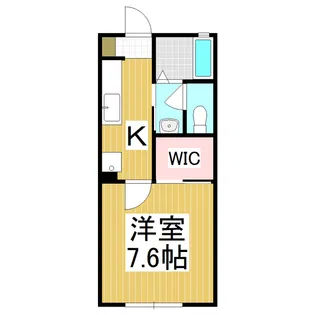 コーポサツキC棟【1階】の間取り