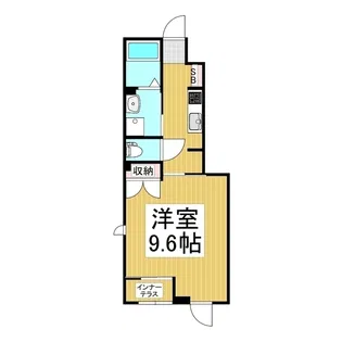 グランデール元町【1階】の間取り