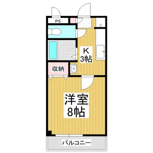 オークハイツ【2階】の間取り