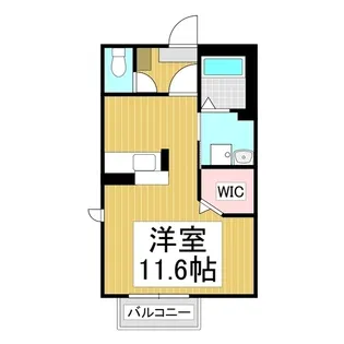 ディアス清水北【1階】の間取り